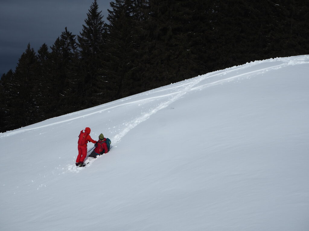 Foto von der Schneeschuhtour 2022 am Hoch Ybrig